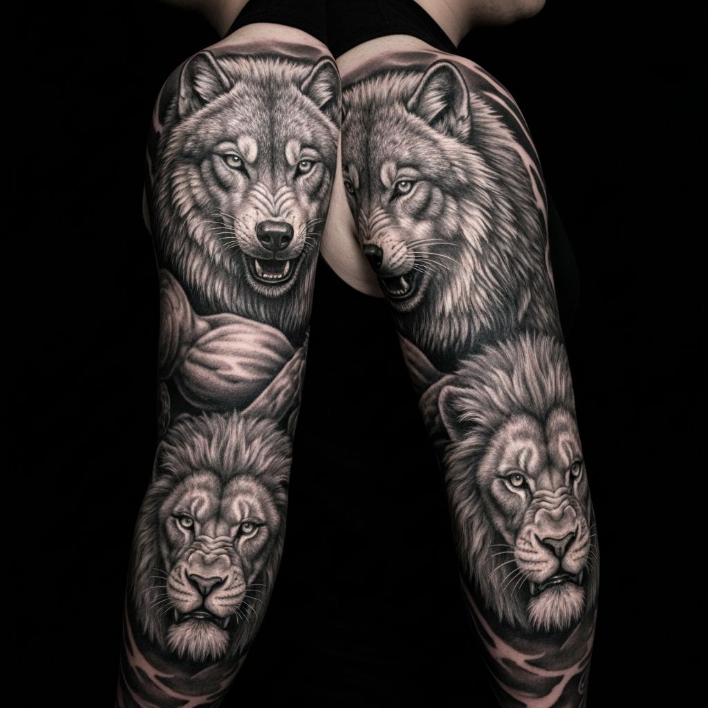 Sleeve Tattoo – Mythologische Motive